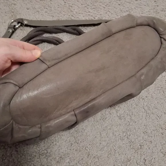 Coach Silver Sophia Madison Grey Shoulder Bag Purse J1293-F22563 - Picture 3 of 7